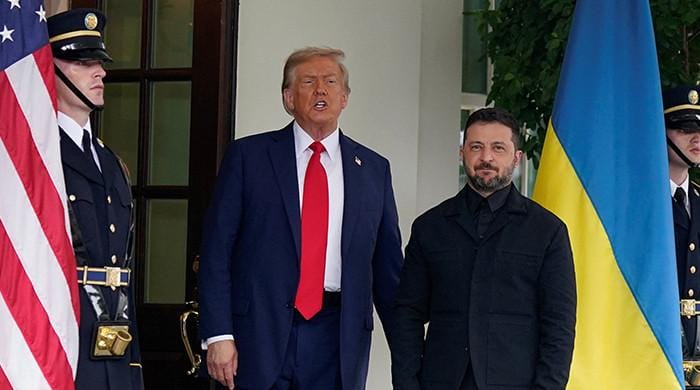 یوکرینی صدر زیلنسکی اور امریکی صدر ٹرمپ وائٹ ہاؤس ملاقات