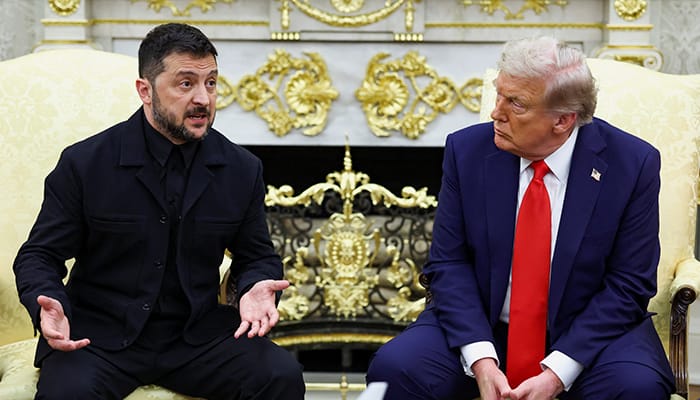 یوکرینی صدر زیلنسکی وائٹ ہاؤس