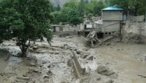 غذر میں گلیشیئر پھٹنے سے سیلابی تباہی