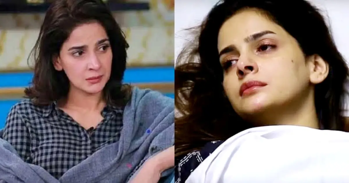 "اداکارہ صبا قمر اسپتال میں زیر علاج، دوران شوٹنگ طبیعت خراب ہونے پر ایمبولینس کے ذریعے منتقل کی گئیں، مداحوں کو صحتیابی کی خبر سوشل میڈیا پر دی۔"