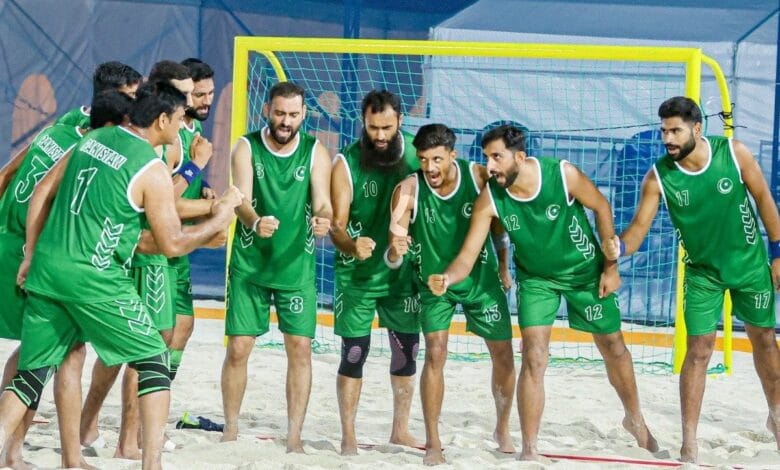 پاکستان نے سری لنکا کو ہرا کر کامن ویلتھ بیچ ہینڈ بال کا تاج اپنے نام کر دیا